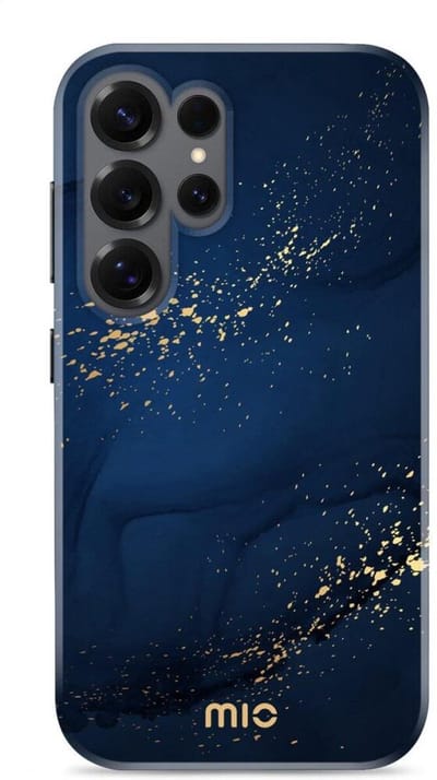MIO by Mobilize Hoesje | Geschikt voor Samsung Galaxy S25 Plus | Compatibel met MagSafe / Qi2 | Hard Shell Back Cover | Midnight Sparkle