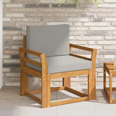 vidaXL - Buitensofa - Massief - Acacia - Hout - en - Polyester