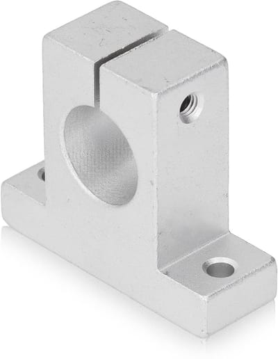 Set van 4 Lineaire Railondersteuning voor 25mm Stang - Aluminium Klem voor Beweging en Stabiliteit