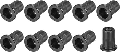 Dailygoods - Klinkmoeren (M6) 20 Stuks van Koolstofstaal voor Meubels en Decoratie