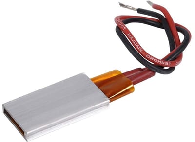 Verwarmingsplaat van keramiek met aluminium schaal, geschikt voor AC en DC 12V, ideaal voor temperen en verwarmen