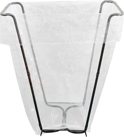 Waste Bag Holder, Stand Bag Holder, Frame Support Stand for Garbage Bags, Metal Waste Bag Holder, Outdoor Leaf Bag Holder, Garden Work, Waste Bag Holder for Bag, Laundry, Trash, Blowing
