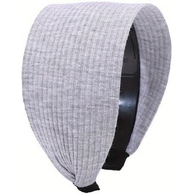 Brede Rand Anti-Slip Hoofdband Dames Haar Hoepel Eenvoudige Haarband Mode Temperament Haar Druk Hoofddeksel zwart