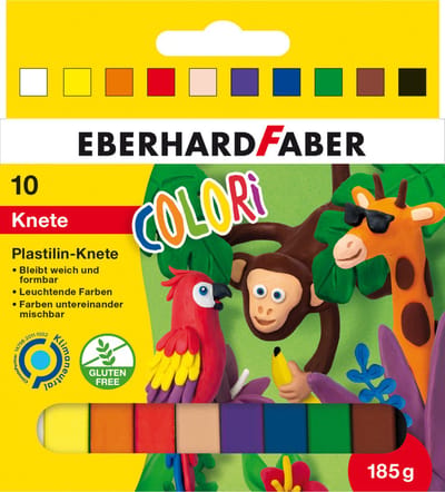 Eberhard Faber klei - Colori - 10 kleuren - voor kinderen - EF-572011