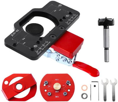Dailygoods - 35 Mm Verstelbare Scharnierboormal voor Meubels