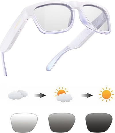 Slimme gepolariseerde zonnebril met Bluetooth-luidspreker en UV-bescherming voor outdoor activiteiten