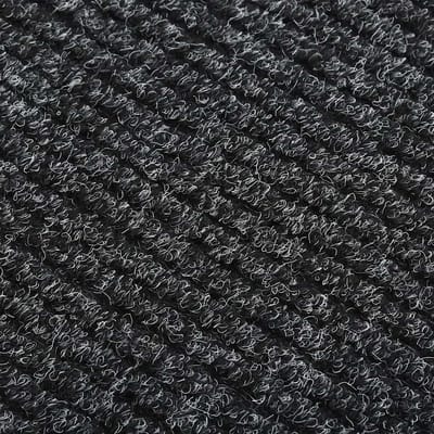 vidaXL - Droogloopmat - 100x400 - cm - antracietkleurig