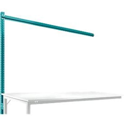 Opbouwframe voor aanbouwtafel STANDAARD werktafel-/werkbanksysteem UNIVERSAL/PROFI, 2000 mm, waterblauw