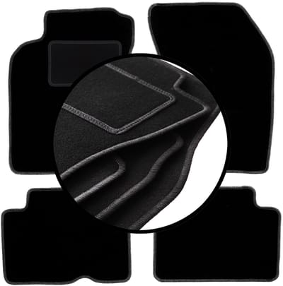 Complete set veloursmatten voor: Nissan Almera N15 hatchback, sedan (1995-2000)