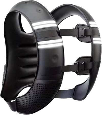 Gewichtsvest Hardlopen - Fitness Vest Training - Kracht Opbouwen - Reflecterende Strepen - 5 kg - Zwart