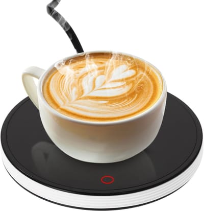 Koffie Mok Verwarming Plate - Elektrische Coaster tot 55°C voor Thuis en Kantoor - Ideaal voor Warme Dranken en Koffie