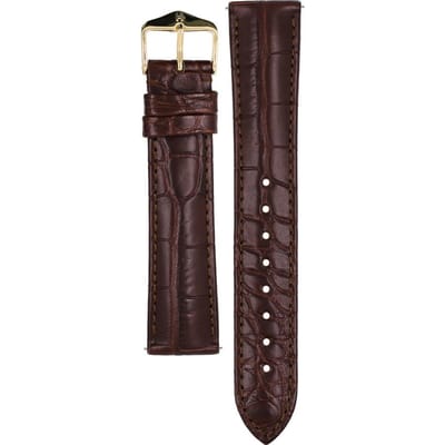 Hirsch 10220719-1-19 Genuine Alligator Horlogeband