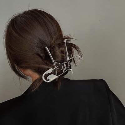 Dames Trendy Zilveren Pin Haarclips Dames Haarclips Mode Haarspelden Dames Haaraccessoires Haarklemmetjes Barrettes Hoofddeksels