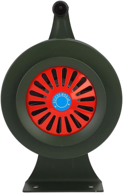 Handslinger Sirene - Handbediende Alarmhoorn - Noodsituaties Melden - 120 DB Luid Alarm - 3299 x 2499 x 22 cm