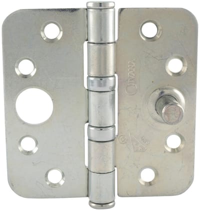 Ivana Kogellagerscharnier - 89x89mm - SKG3 - Gegalvaniseerd - Ronde Hoek - Gezet - Los Gestort - Per 50st