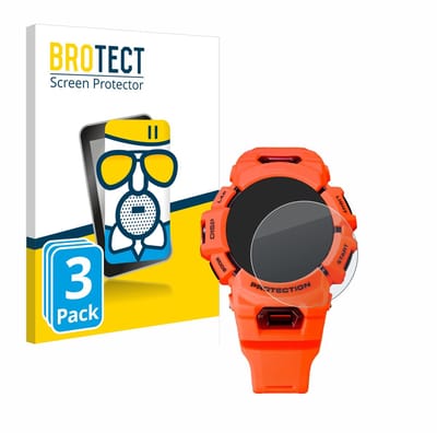 BROTECT - Screenprotector voor Casio G-Shock GBA-900 - Folie Beschermfolie Beschermglas matte 3 Stuks
