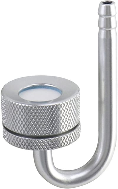 EXCITAT Verstuiver - Aquariumverstuiver - Diffuser - Beplant aquariumbeluchter - CO2-diffuser - Geschikt voor alle soorten aquaria - Zilver