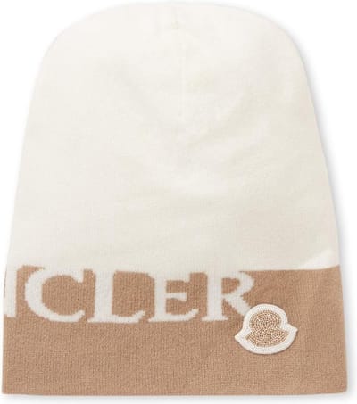 Moncler Muts in kasjmierblend met logo - One size