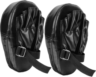 Professionele Boxhandschoenen - Kickboxing Handpads - Vechtsport Training - Ergonomisch Ontwerp - 24x18cm - Zwart
