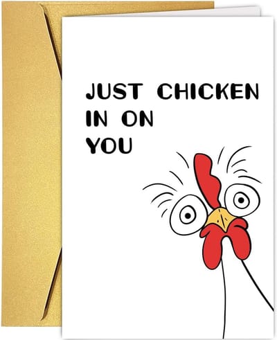 Funny Thinking of You-kaart voor vrouwen mannen, zorg voor burenkaart, humor Miss You cadeau voor echtgenoot vrouw vriend vriendin, aanmoedigingskaart, hilarische beterschapskaart