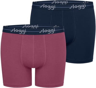 sloggi Langer Boxer Blue Start