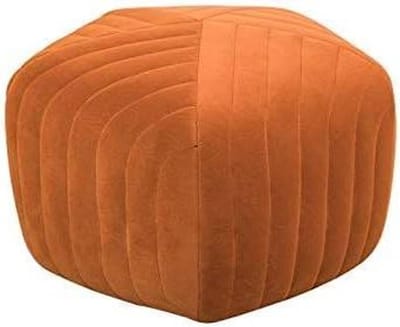 Voetenbankje - Ottomaan Poef - Voeten Rusten - Hoge Veerkracht - 60cm Diameter - Grijs