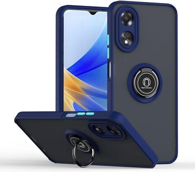 Geschikt voor Oppo A58 4G - Magnetische - Schokbestendig - Back cover hoesje - Blauw