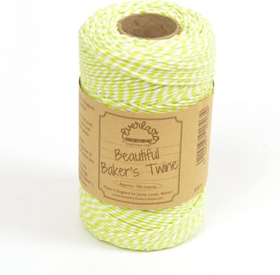 100 Meter Bakertwijndikte Touw 2mm in Lente Groen