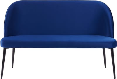 OSBY - Tweezitsbank - Marineblauw - Fluweel