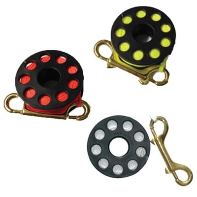 Dive Technics Mini Finger Reel - 30 Meter wit