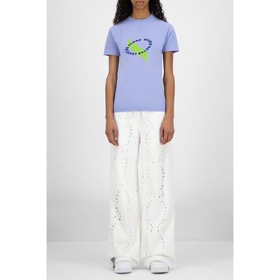 Daily Paper Jacaranda Purple Kimjac T-shirt Größe: XS | Bedruckte T-Shirts Outlet | Herren | Violett