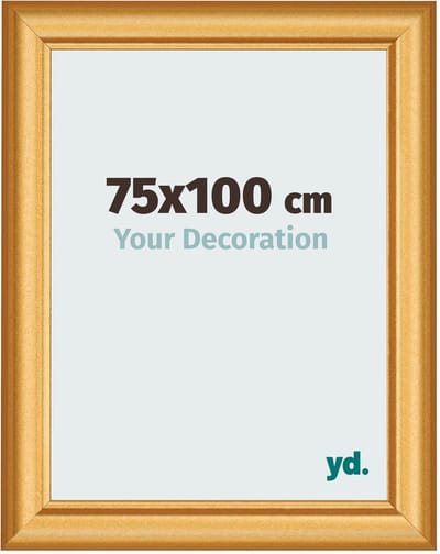 Your Decoration - Fotolijst 75x100 cm - MDF - Goud Mat - Lazio