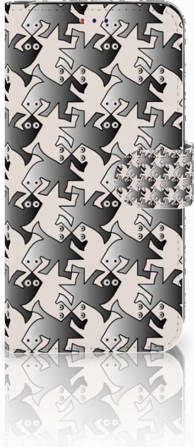 Boekhoesje voor Samsung Galaxy A10 Telefoonhoesje met Pasjes Salamander Grey