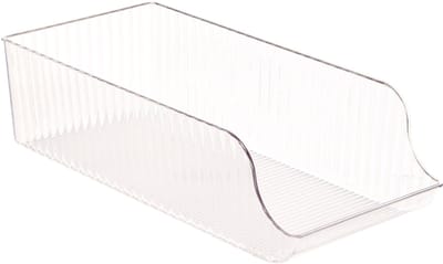 5Five Opbergbakje voor koelkast voor blikjes - 17x36x10cm - Transparant