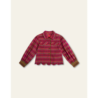 Oilily Barony Blouse- maat116/6yr Groen Moss