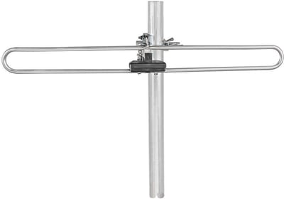 DAB+ Buitenantenne - Passief - Ontvangstbereik 0-50 km - Versterking 4 dB - Aluminium