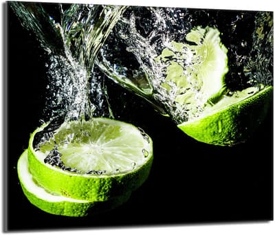 TMK ArtDeko - Serie 60x52 - Glasplaat - Limonenmotief - 60x52 cm