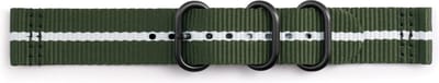 Samsung Nylon bandje - Samsung Gear Sport - groen/wit