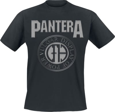 Pantera Vulgar Display Of Power Circle Heren T-shirt - zwart - M