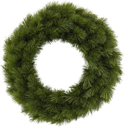 Triumph Tree Camden Kerstkrans TIPS 70 - Kerstversiering met Volle Natuurlijke Uitstraling - Klassieke Deurkrans van Kunststof voor Binnen - Stevige Takken - Ø45 cm - Groen