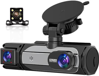 Autodashcam - 1080 P Full HD Dubbele Dashcam - Voorin - WiFi - 2 inch Scherm - Nachtzicht, G-sensor, Lusopname, 150° Groothoek - Bediening