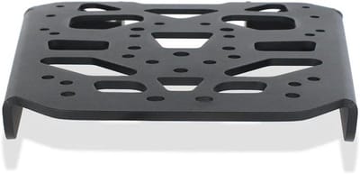 Bagagedrager Motorfiets - Achterrek Kofferhouder - Motorbagage Vervoeren - Extra Steunplaat - 5-10 kg capaciteit - Zwart