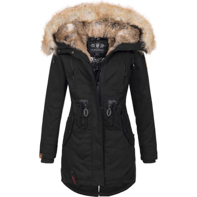 Navahoo Dames Winterjas Bombi – Premium Collectie met Afneembare Bontkraag