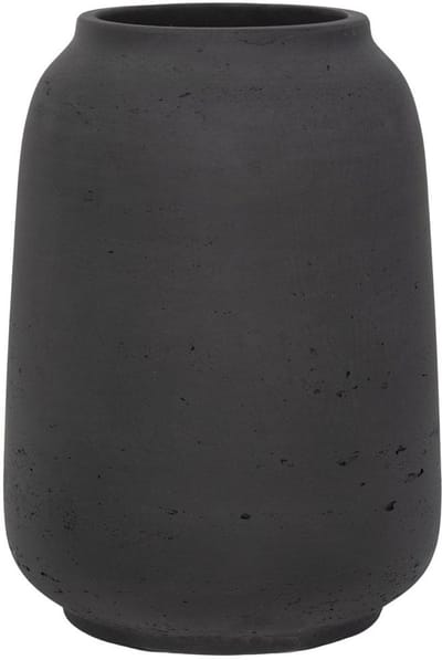 Pottery Pots - Vaas Mahir M - Ø16cm x H22cm - Indoor en Outdoor - Black Washed