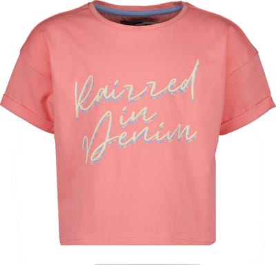 Raizzed meiden t-shirt oversized crop Elizabeth Blush Coral