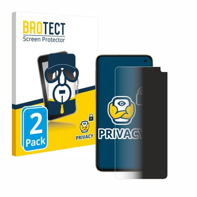 BROTECT - privacy screenprotector voor Samsung Galaxy S10e - Folie Beschermfolie Blauwlichtfilter 2 Stuks