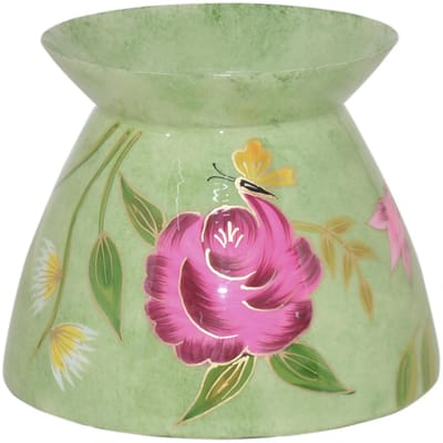 Colmore by Diga Vaas-soft green-enamel IR 19x19x15 cm