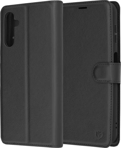 Hoesje geschikt voor Samsung Galaxy A14 4G/5G - Techsuit Leather Folio Book Wallet Case - Zwart