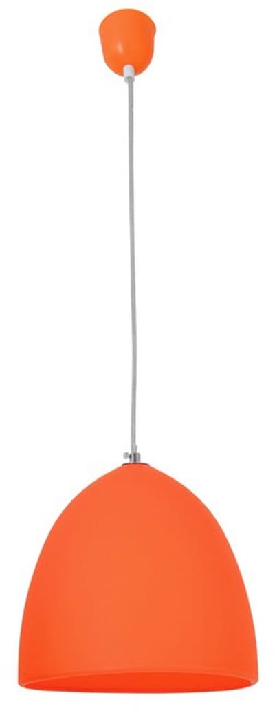 Kinderkamer Woonkamer Siliconen hanglamp "Catinus" diameter 25 cm Hoogte: 110,8cm Oranje