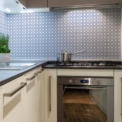 Zelfklevende tegelmuurstickers voor keuken en badkamer - 30 Oosterse Erfoud tegelstickers - 30 stickers 20x20cm